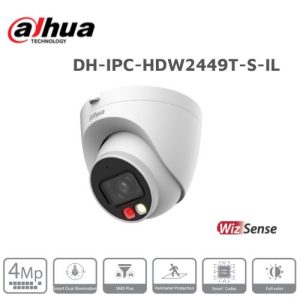 Camera IP 4.0MP Domer Full Color Dahua DH-IPC-HDW2449T-S-IL