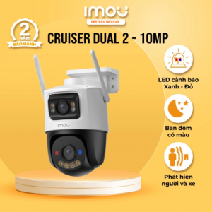 Camera 2 Mắt Ngoài Trời iMOU Cruiser Dual 2 10MP