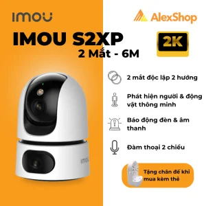 Camera IMOU 2 MẮT IPC-S2XP-6M0WED (Ranger Dual 6MP)