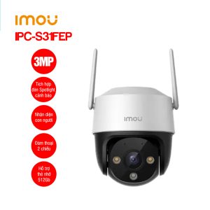 Camera Wifi IMOU S31FEP 2K 3MP (SE+ | Outdoor | FullColor | Tích hợp LOA, đàm thoại 2 chiều)