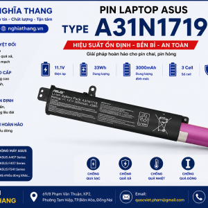 Pin Laptop ASUS Type A31N1719