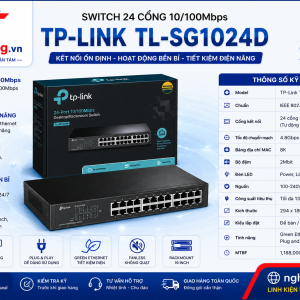 router wifi tp-link 24-port gigabit tl-sg1024d