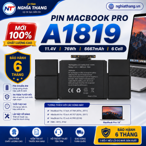 Pin Macbook pro a1819