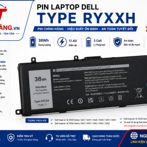 Pin Laptop Dell Type RYXXH