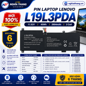 Pin laptop lenovo L19l3pda