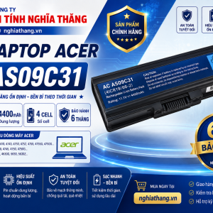 Pin Laptop Acer AS09C31 11.1V 4400mAh 49Wh 6 Cell – Bảo Hành 6 Tháng