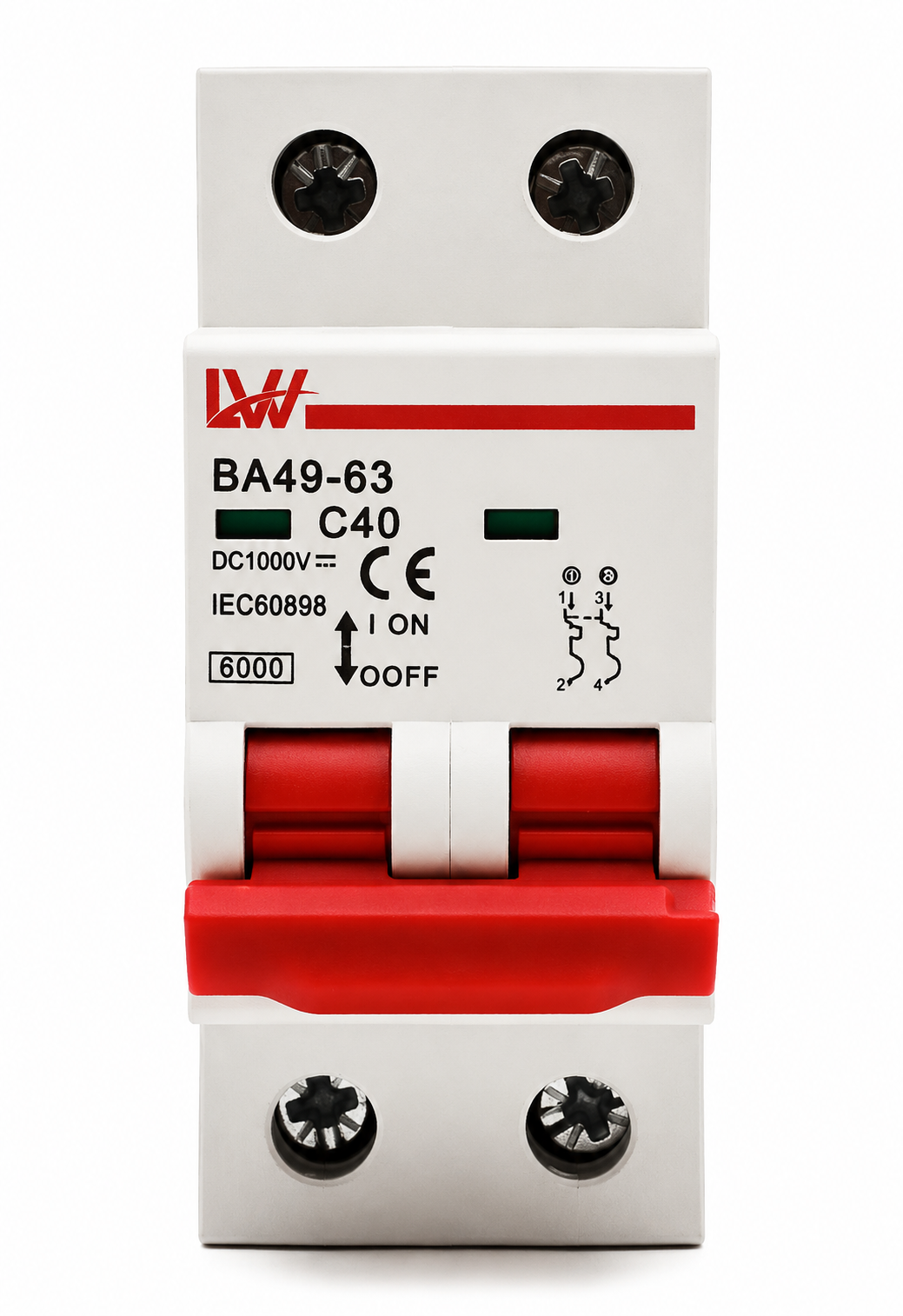 Aptomat DC LW BA49-63 2P C40