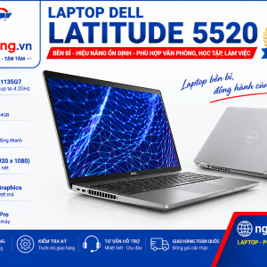 Dell Latitude 5520 Core i5-1135G7 RAM 8GB SSD 256GB 15.6 inch FHD Windows 11 Pro